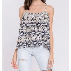 Endless rose tiered camisole